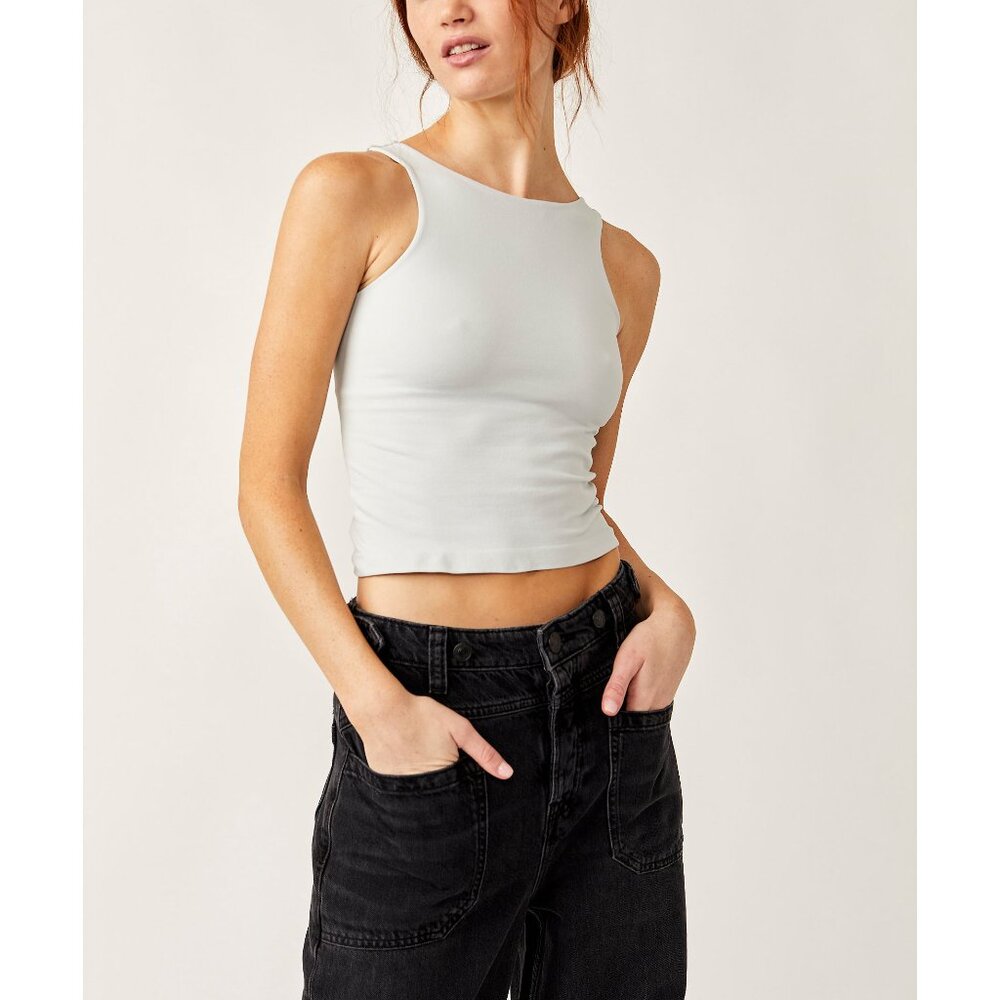FREE PEOPLE Clean Lines Cami / Skywriting